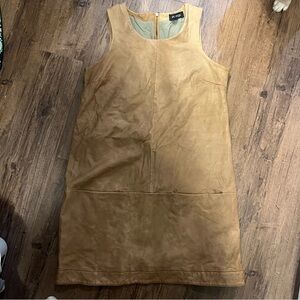 K-Yen 100% Lamb Leather Dress- Size Large